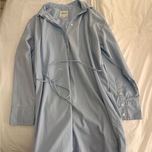 Abercrombie Blue Shirt Dress
